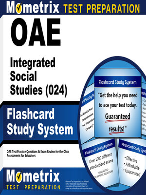 cover image of OAE Integrated Social Studies (025) Flashcard Study System